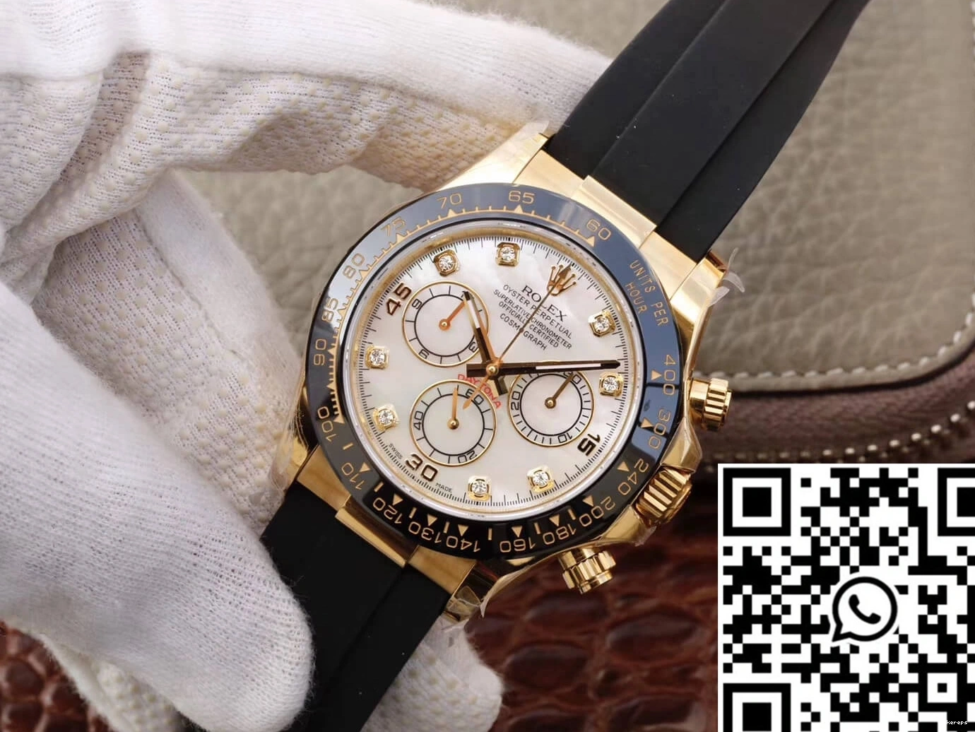 Dial Diamond JH V6 Daytona M116518ln-0037 Factory Cosmograph Rolex 0118